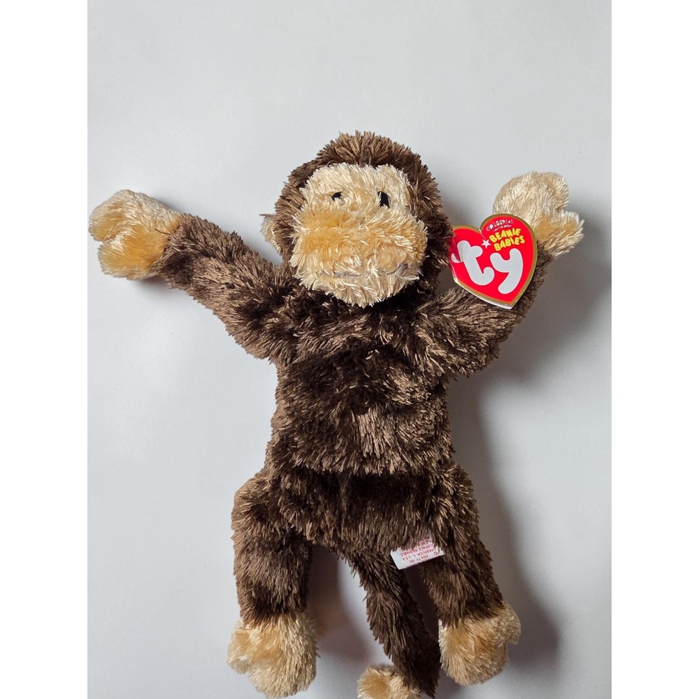 Ty Beanie Babies Swinger Monkey Evan Almighty Movie Promo Plush Brown 2007